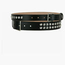 Alexander Mcqueen Studded Double Belt Black