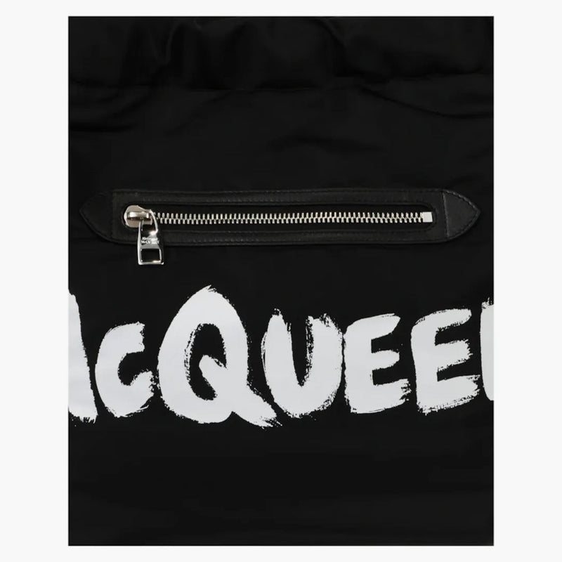 Alexander Mcqueen The Bundle Large Shoulder Bag Black/white