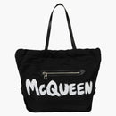 Alexander Mcqueen The Bundle Large Shoulder Bag Black/white
