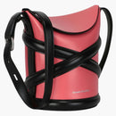 Alexander McQueen The Curve Bucket Bag Coral