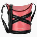 Alexander McQueen The Curve Bucket Bag Coral