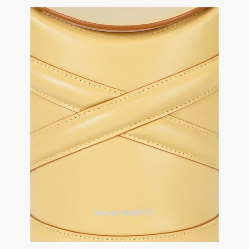Alexander McQueen The Curve Bucket Bag Yellow