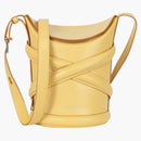 Alexander McQueen The Curve Bucket Bag Yellow