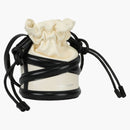 Alexander McQueen the Soft Curve Bag Ivory/Black