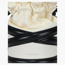 Alexander McQueen the Soft Curve Bag Ivory/Black