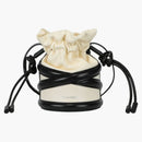 Alexander McQueen the Soft Curve Bag Ivory/Black