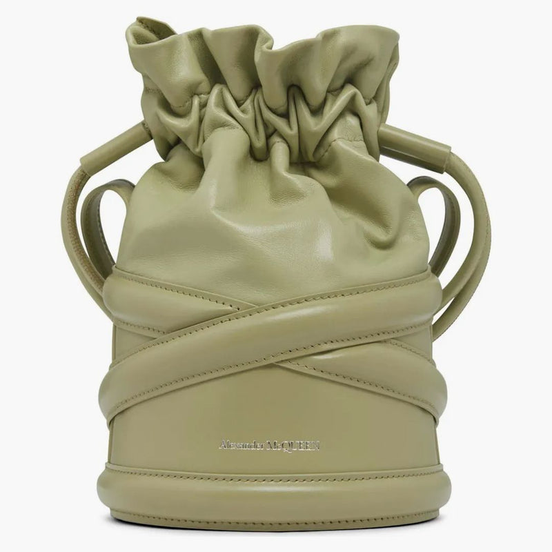 Alexander McQueen the Soft Curve Bag Sage