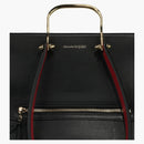 Alexander McQueen The High Story Handbag Black/Red