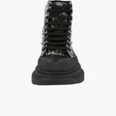 Alexander McQueen Tread Slick Boot Black Silver Crystal (Women's)