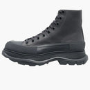 Alexander McQueen Tread Slick Boot Leather Anthracite Gray