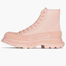 Alexander Mcqueen Tread Slick Boot Pink Leather (women's)