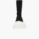 Alexander Mcqueen Tread Slick Boot Ribbed Black White (women's)