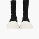 Alexander Mcqueen Tread Slick Boot Ribbed Black White (women's)