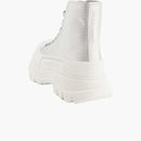 Alexander Mcqueen Tread Slick Boot Silver (women's)