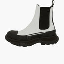Alexander Mcqueen Tread Slick Boot White Black (women's)
