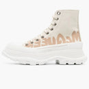 Alexander McQueen Tread Slick High Top sneakers beige (Women's)