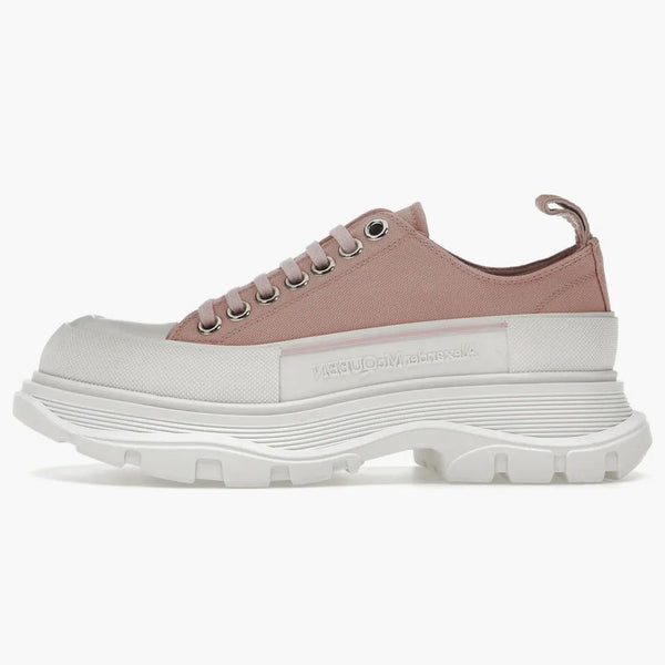 Alexander Mcqueen Tread Slick Lace Up Magnolia (women's)