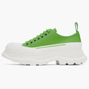 Alexander Mcqueen Tread Slick Low Lace Up Acid Green (women's)