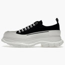 Alexander Mcqueen Tread Slick Low Lace Up Black White