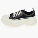 Alexander Mcqueen Tread Slick Low Lace Up Denim Black