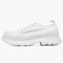 Alexander Mcqueen Tread Slick Low Lace Up White White Clear Sole