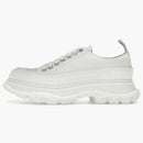 Alexander Mcqueen Tread Slick Low Lace Up White White (women's)