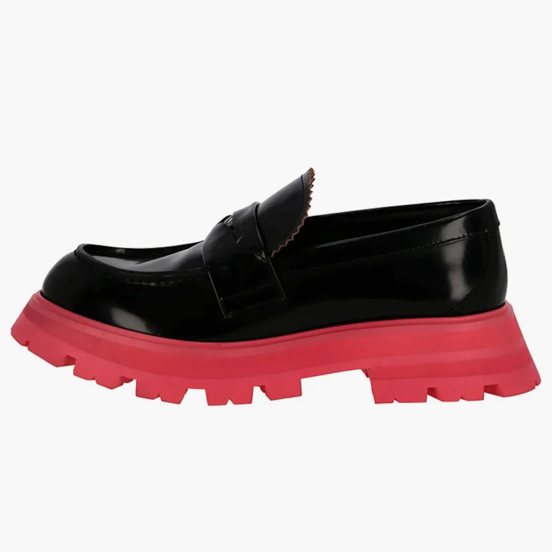 Alexander Mcqueen Wander Loafer Black Pink (women's)
