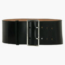 Alexander Mcqueen Wide Bridle Military Belt Black