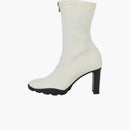 Alexander Mcqueen Zip-up Ankle Boots Ivory (women's)