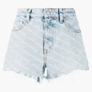 Alexander Wang Bite Shorts Pebble Bleach