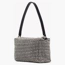 Alexander Wang Chain Mesh Rhinestone Pouch White