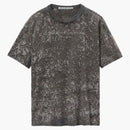Alexander Wang Embossed Logo with Splatter Wash Tea Steel Gray
