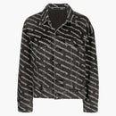 Alexander Wang Falling Back Jacket Grey Agged/White