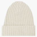 Alexander Wang Logo Label Beanie Ivory