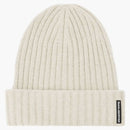 Alexander Wang Logo Label Beanie Ivory