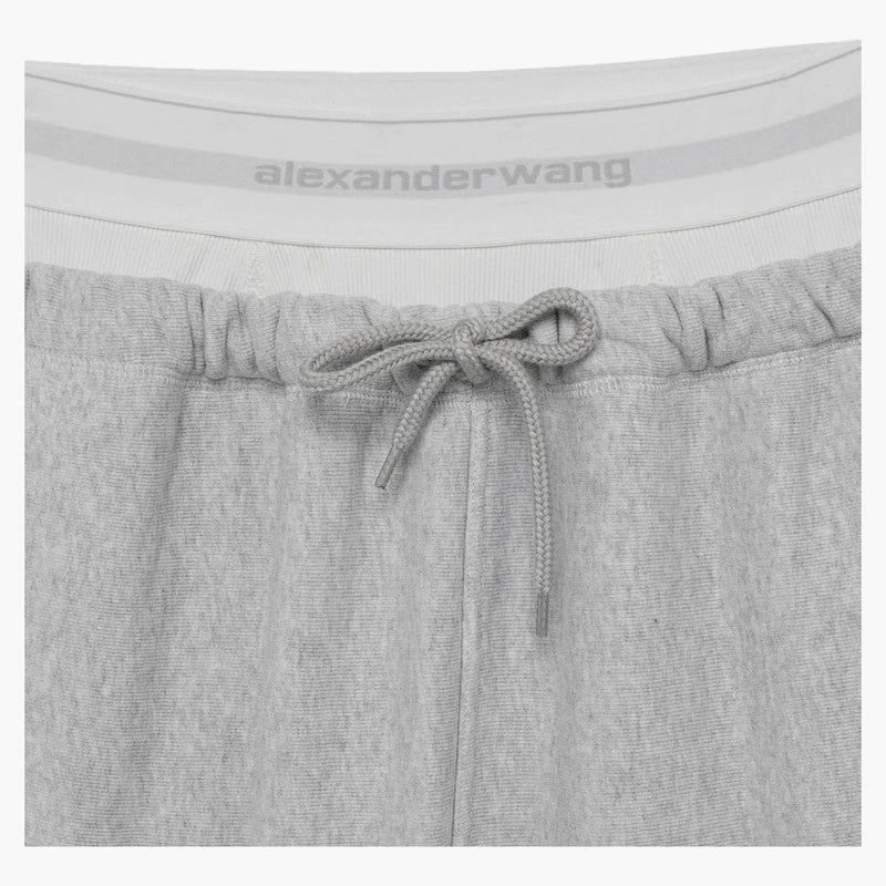 Alexander Wang Wide Leg Pants Light Gray