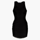 Vestido de tanque marginal para mujeres de Alexander Wang Negro