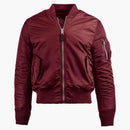Alpha Industries Alpha Ma-1 Flight Jacket Burgundy/Maroon