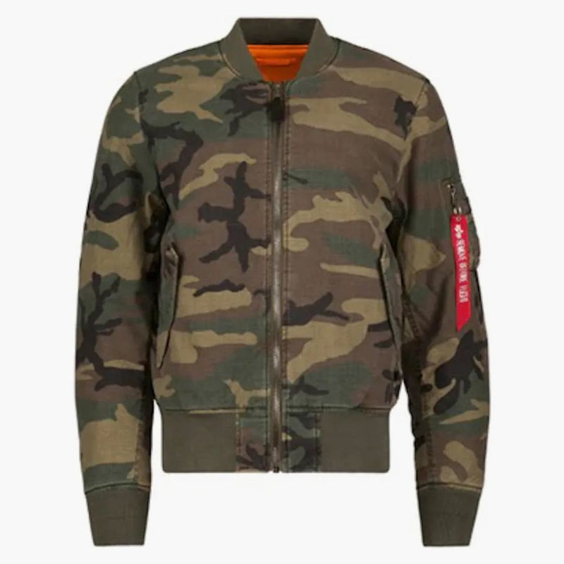 Alpha Industries Ma-1 Ctn Jacket Camo/woodland Camo