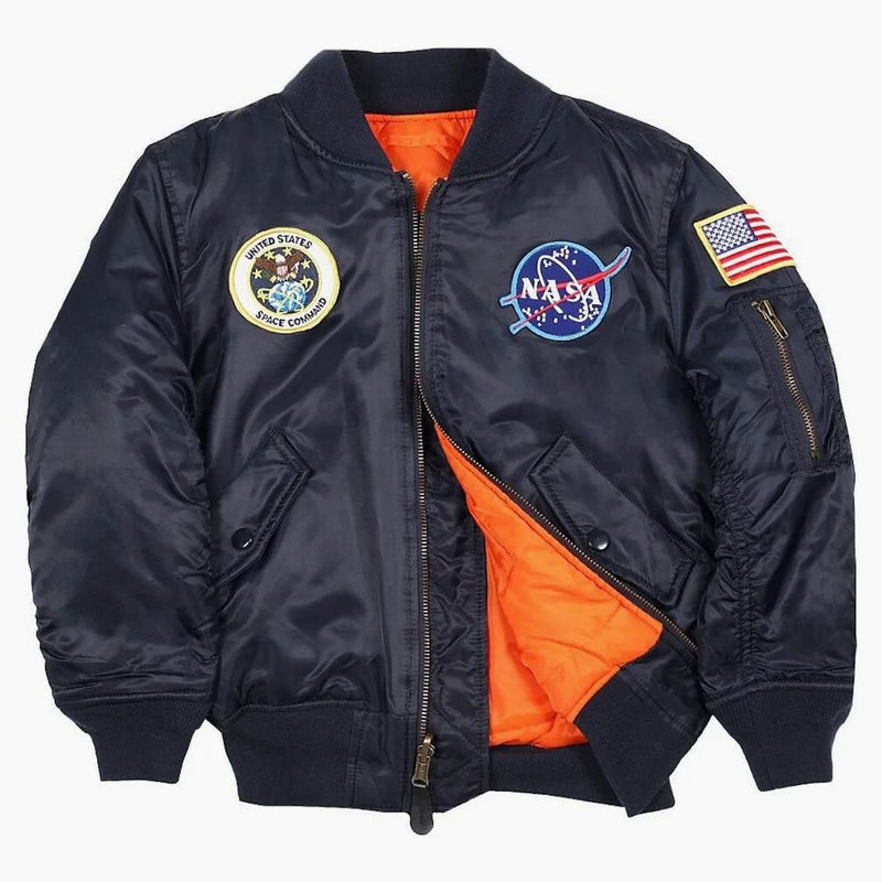 Alpha Industries Nasa Ma-1 Flight Jacket Blue