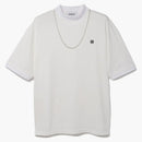 Bakhållskedja t-shirt vit/svart