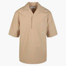 Ambush Logo Collared Shirt Beige