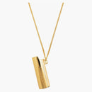 Ambush Logo Lighter Case Pendant Necklace Gold