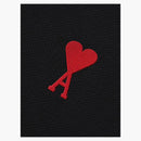 Ami Paris Ami de Coeur Polo Shirt Black/Red