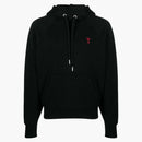 Ami Paris Ami de Coeur Small Logo Hoodie Black