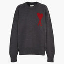 Ami Paris Ami de Coeur Sweater Dark Gray