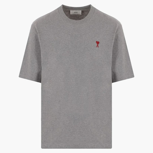 Ami Paris Ami De Coeur Tee Grey