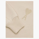 Ami Paris Ami de Coeur Tonal Boxy Fit Crewneck Beige