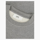 Ami Paris Ami de Coeur Tonal Boxy Fit Crewneck Heather Gray