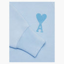Ami Paris Ami de Coeur Tonal Boxy Fit Crewneck Sky Blue